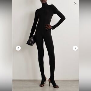 Norma Kamali Black Full-Length Jumpsuit